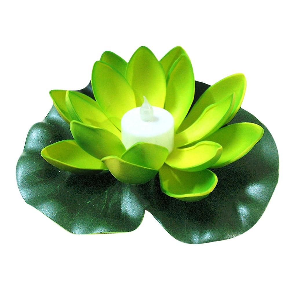 Artificial Lotus Flower LED Light Swimming Pool Garden Pond Floating Floral Lamp BoSaiD