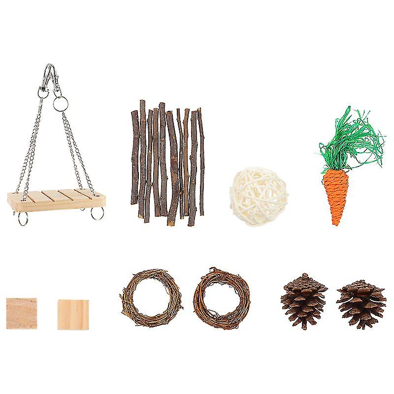 10pcs Pet Hamsters Molar Toys