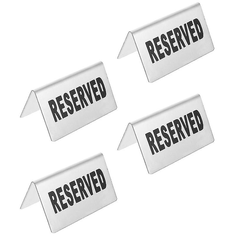 4pcs Reserved Table Cards