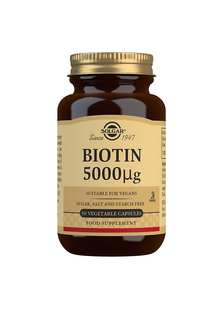 Solgar Biotin 5000 µg - 50 Vegicaps
