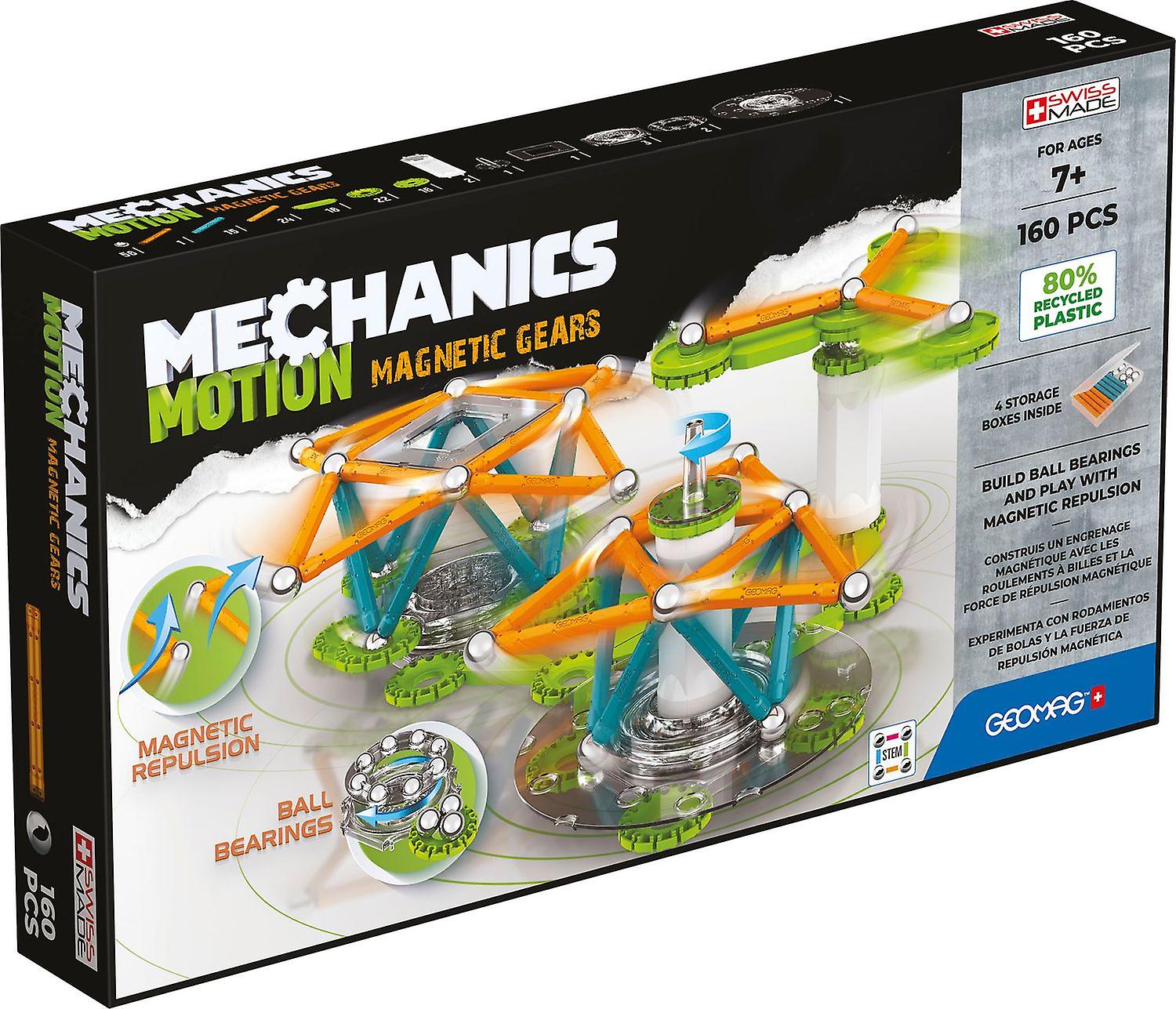 Geomag Mechanics Motion Gears 3 pcs 160 Pieces
