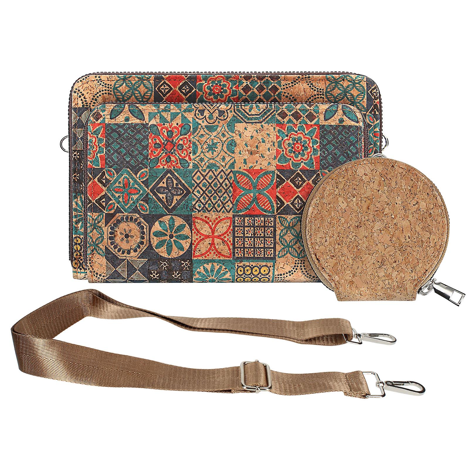 Pocket Ceramic Design - Triple Pocket Zip Square Edge, Multicolour