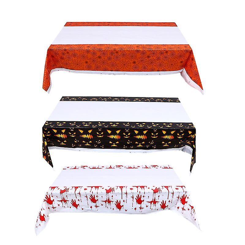 3pcs Halloween Table Cloth For Halloween Decorations
