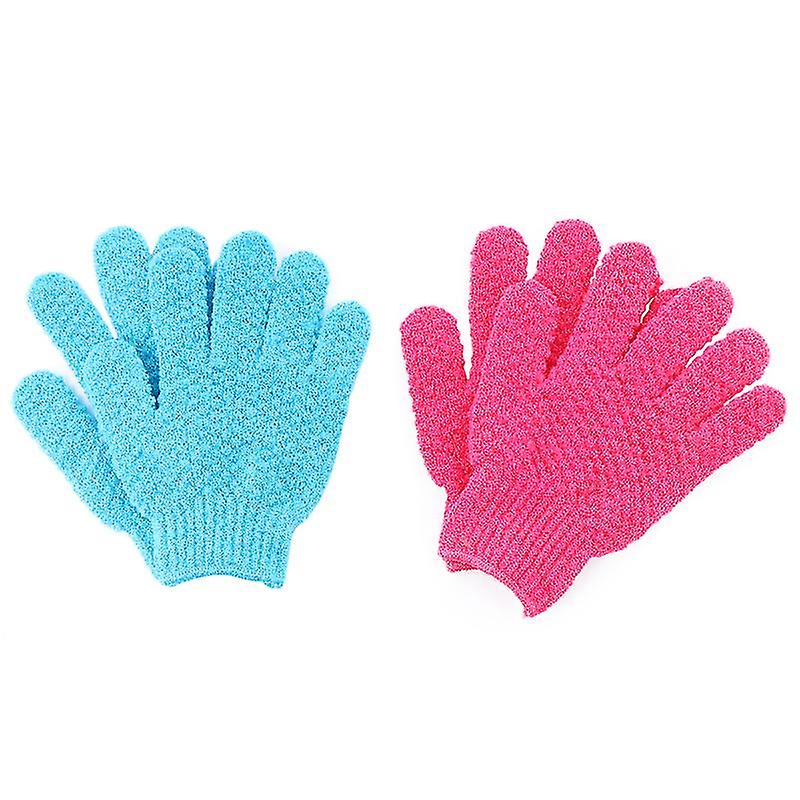 4pcs Five Fingers Shower Gloves