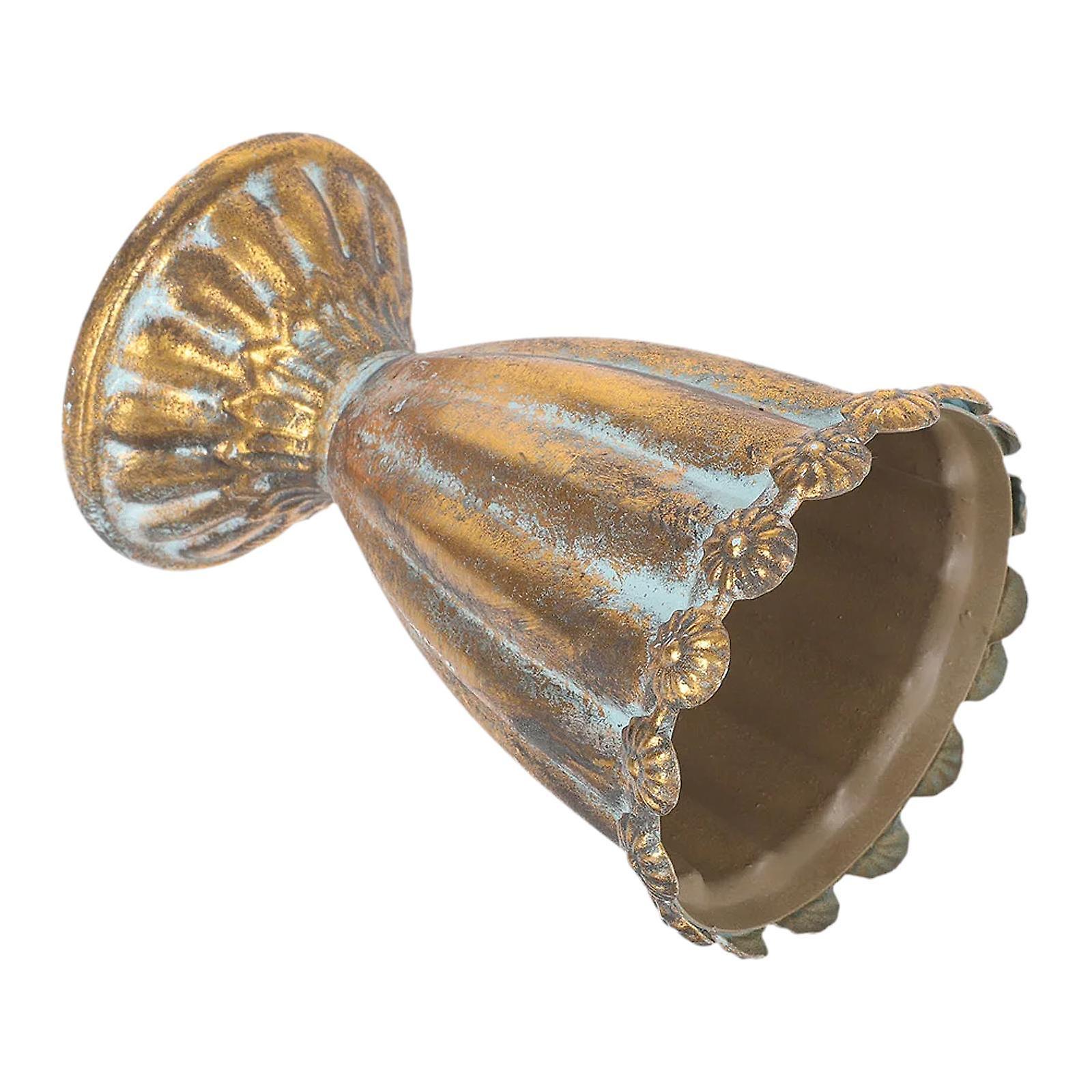 Simulation Trophy Vase Rustic Flowerpot for Outdoor Indoor Plants Front Door