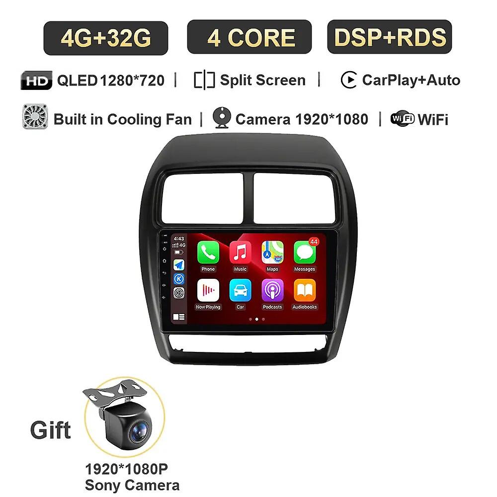Android 13 Car Stereo Radio For Mitsubishi Asx 1 2010-2018 Multimedia Video Player Navigation Gps Head Unit Carplay Dsp Qled 4g