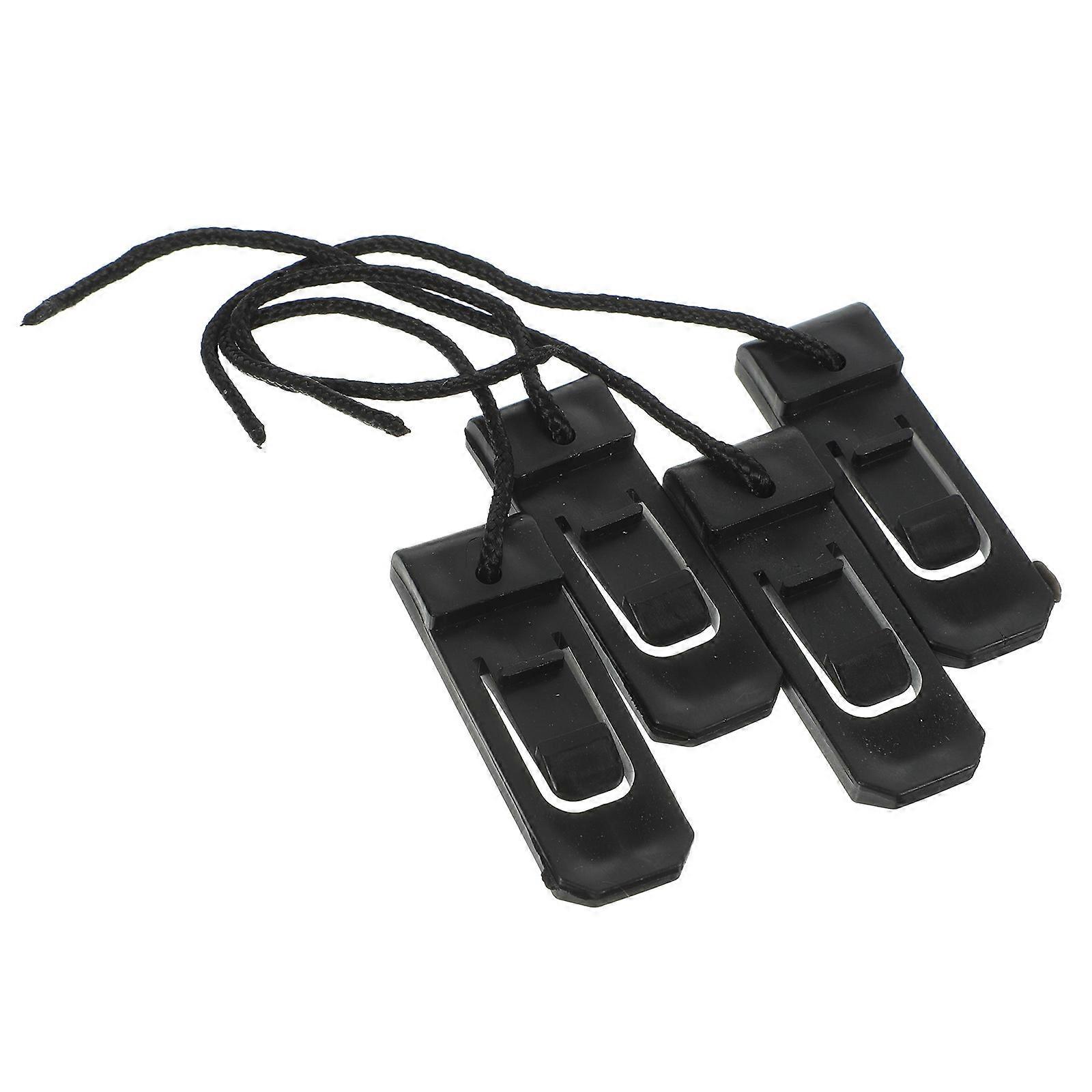 4pcs Snap-type Split Surfboard Fin Splitter Longboard Watershed Paddle Surfboard Accessory Accessory Replacement για υπαίθρια Surfboard Surfing Beach (Μαύρο 4.3