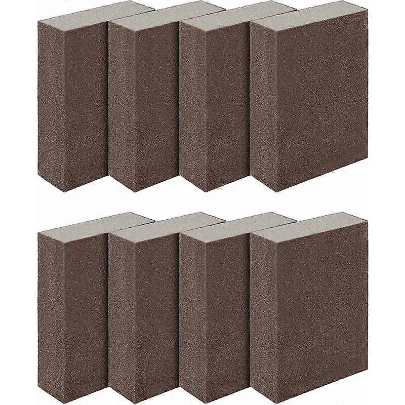 Sanding Sponge Abrasive Sponges Sanding Blocks 10Pcs Grade 100 Mesh Sanding Washable Reusable For Wet and Dry Surfaces Sanding Tools