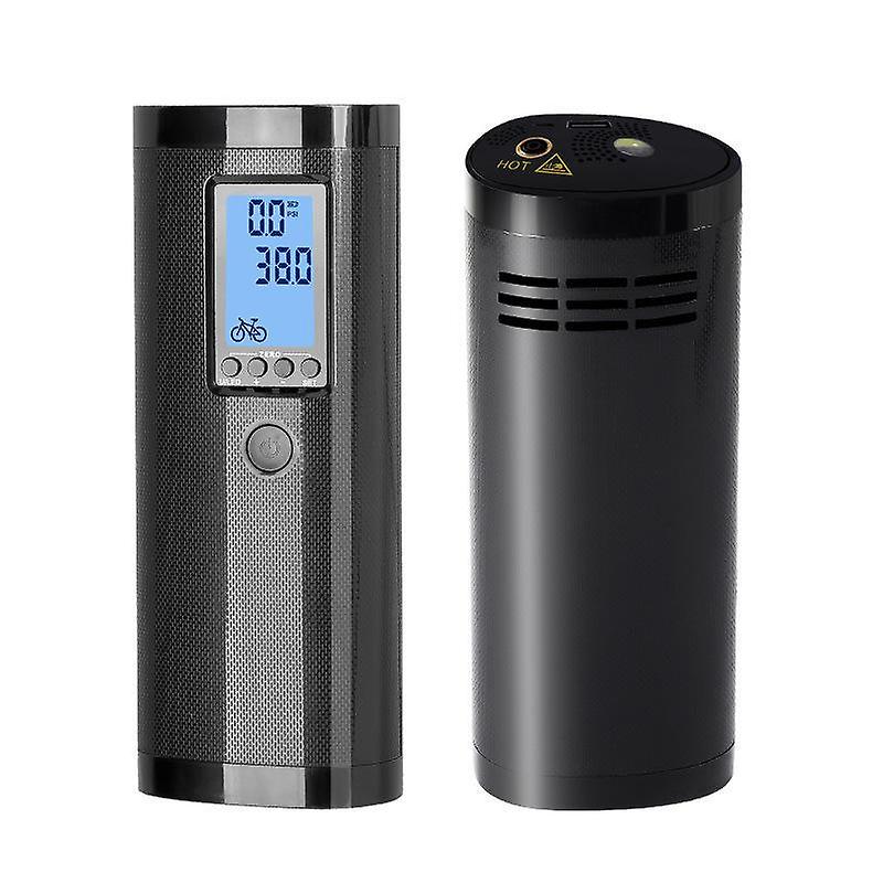 Electric Air Pump Mini Portable Usb Charging Bicycle Led Light Power Bank
