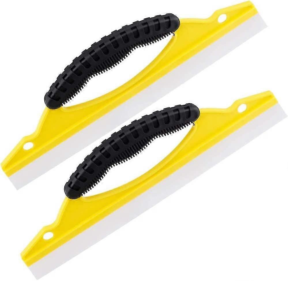 Silicone Cleaning Scraper, Shower Or Window, Suitable For Quick Drying Car 30 Cm Flexible Blade
