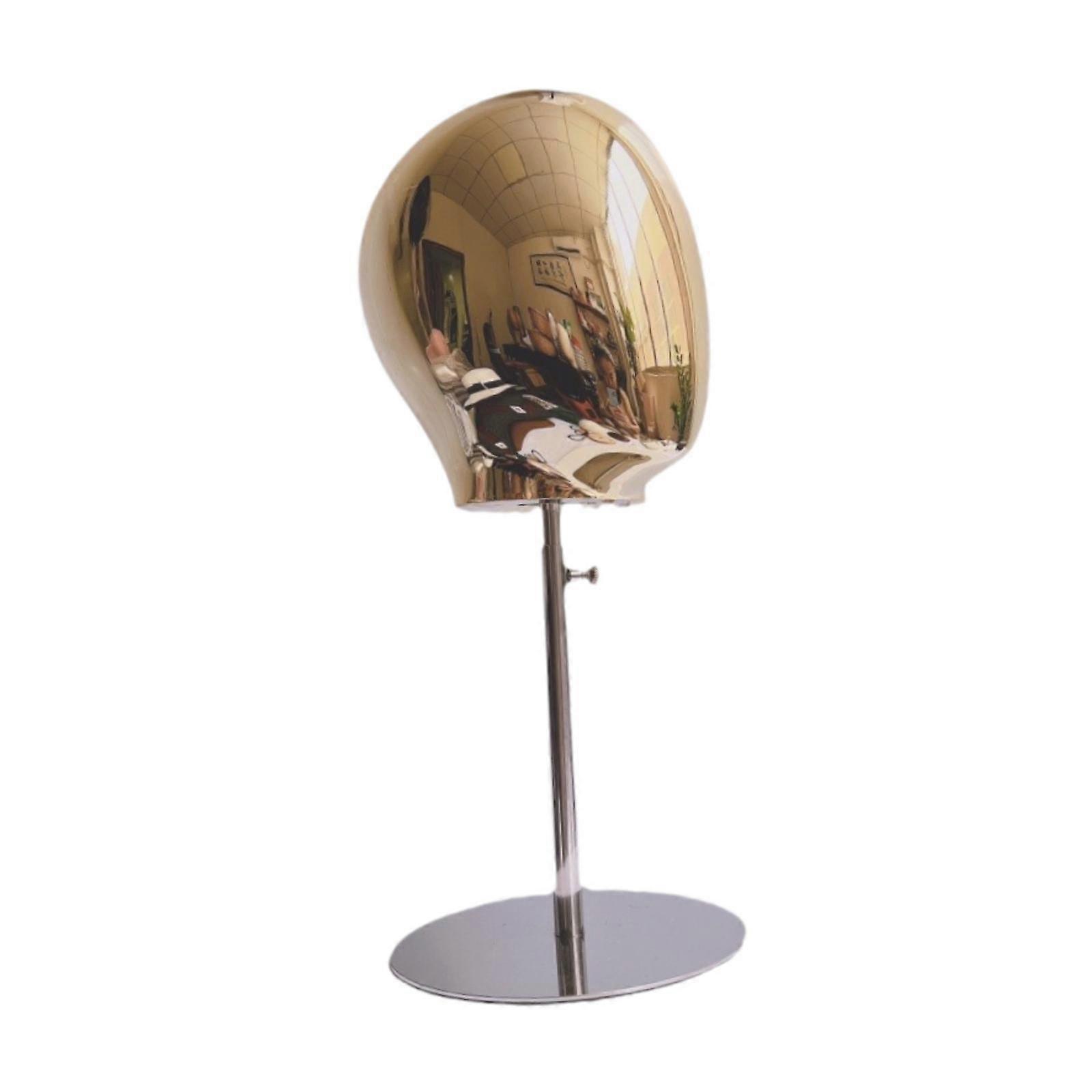 Wig Holder Versatile Stable Mannequin Head Model for Personal Use Home Salon argent base