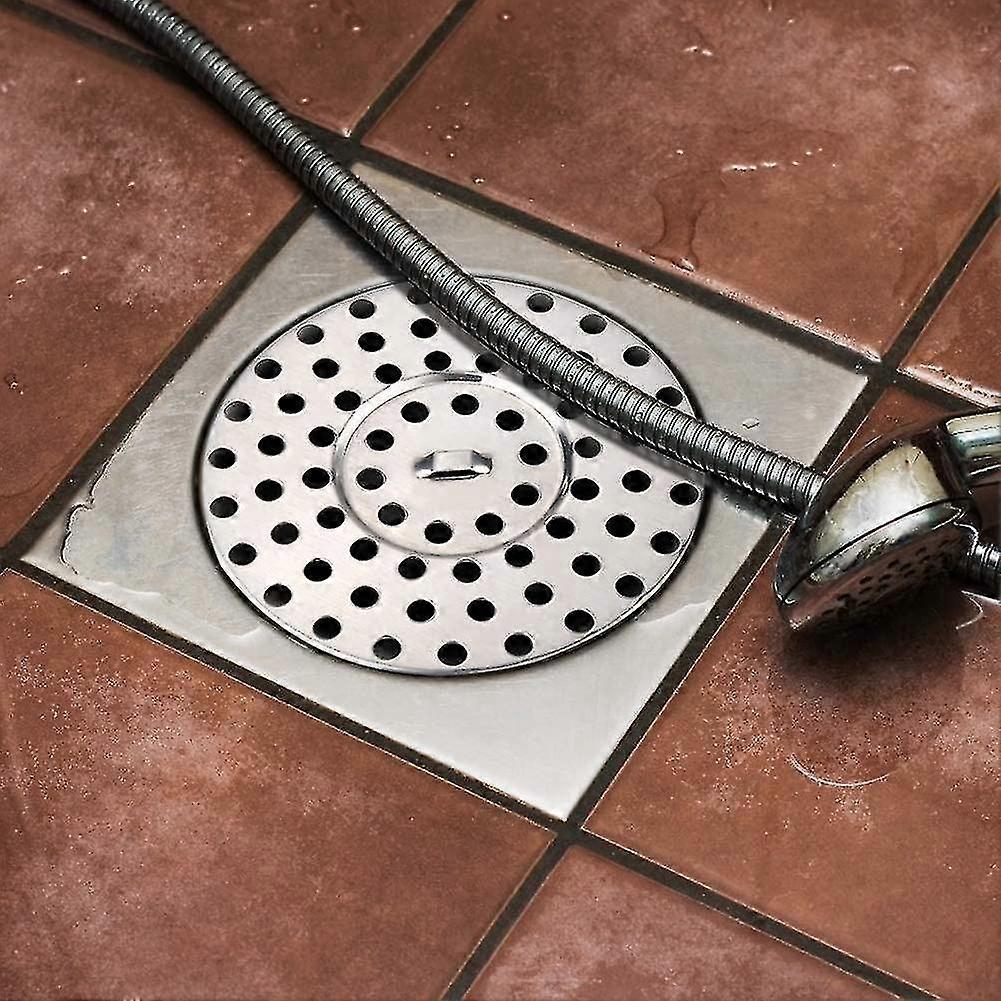 For Shower Drain Grate Replacement Cover - Snap-in Shower Floor Drain Cover, Premium Stainless ...