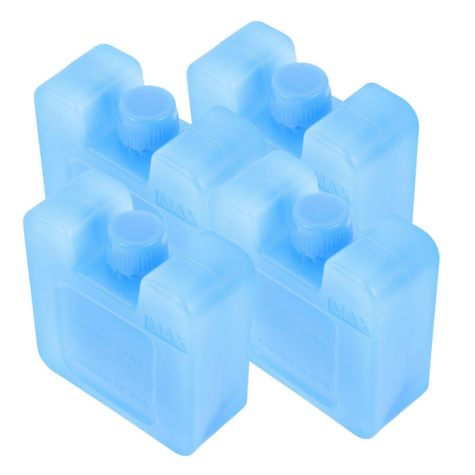 4Pcs Ice Blocks Ice Packs Freezer Blocks Reusable Portable Cooler Freezer Ice Packs for Air Conditioner Fan