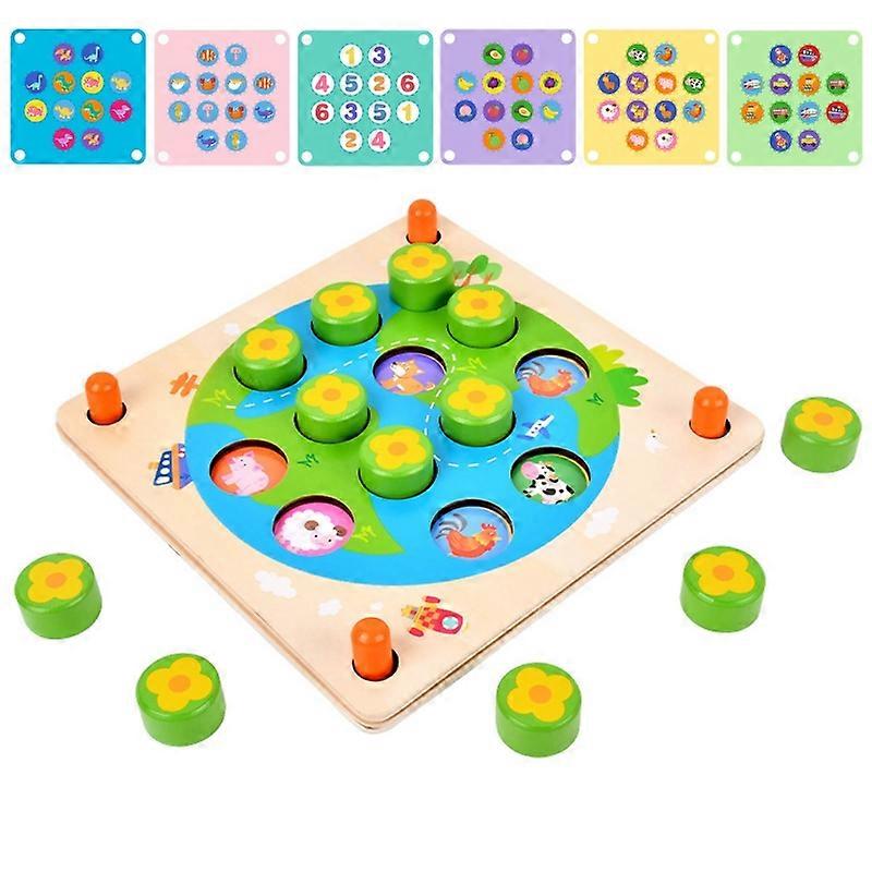 Memory Training Game Board Early Learning Toy for Kids Brain Developmental Toy