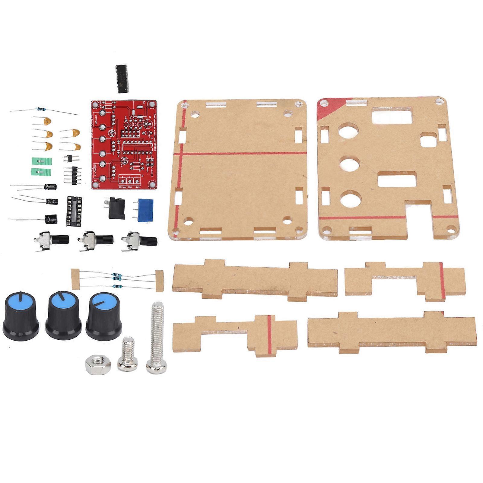 XR2206 Signalgenerator Høj nøjagtighed firkantet sinustrekant DIY kit funktionsgenerator (Bulk PartsShell)