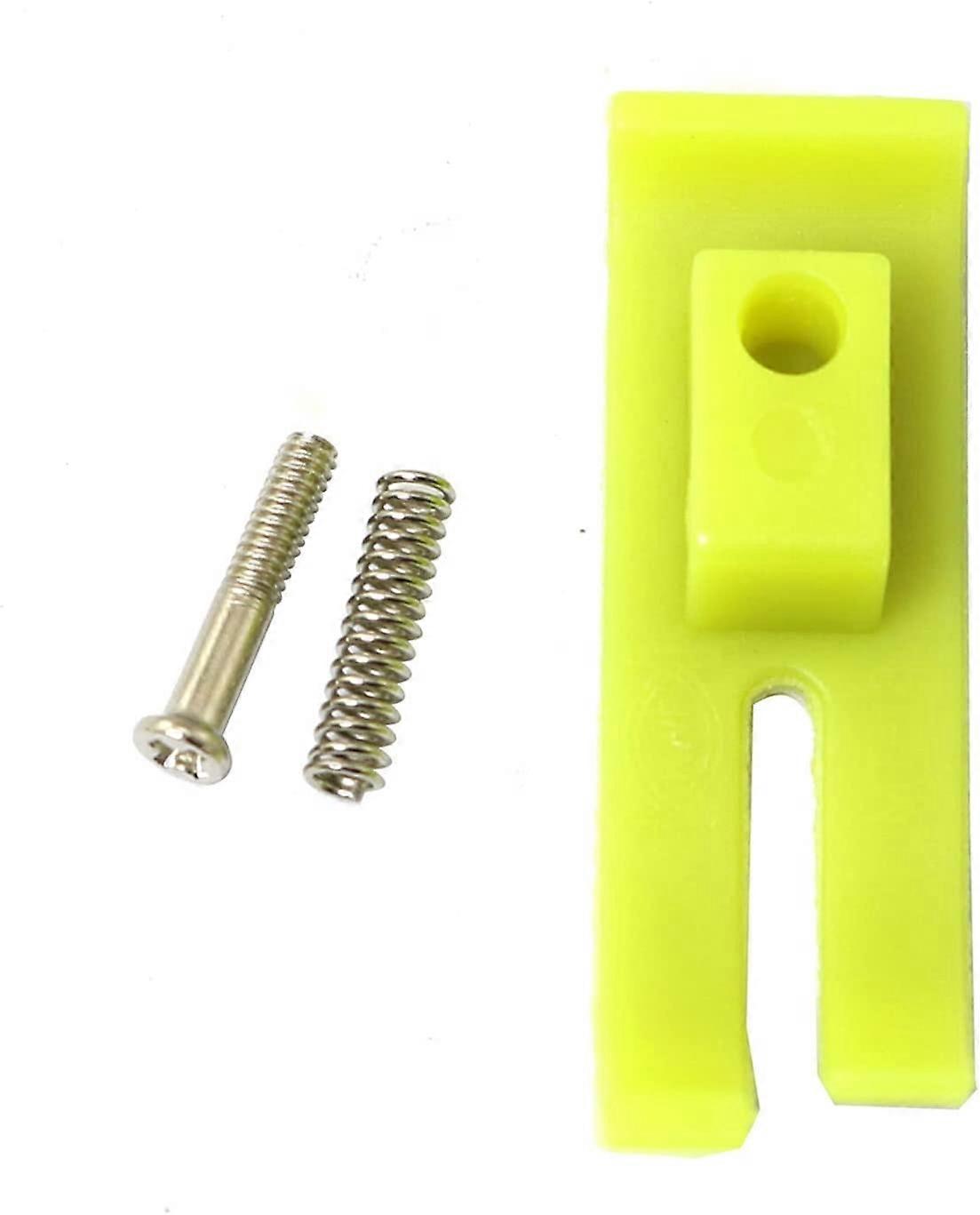 2 pieces sewing machine plastic presser foot base plate with spring and screw
