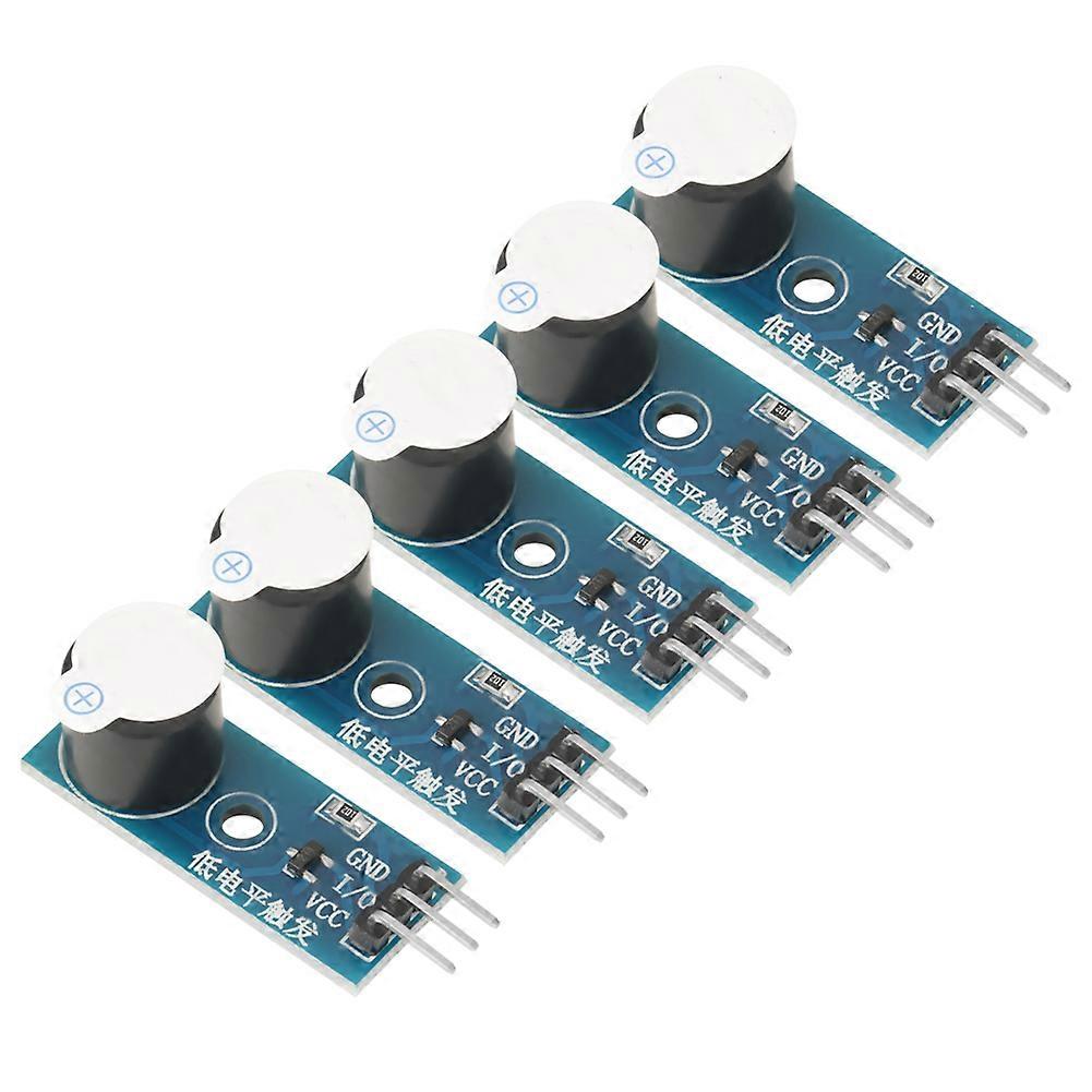 5pcs Active Buzzer Alarm Beeper Module 3.3V-5V for Electronic Toys Alarming Devices Timers YEMAA