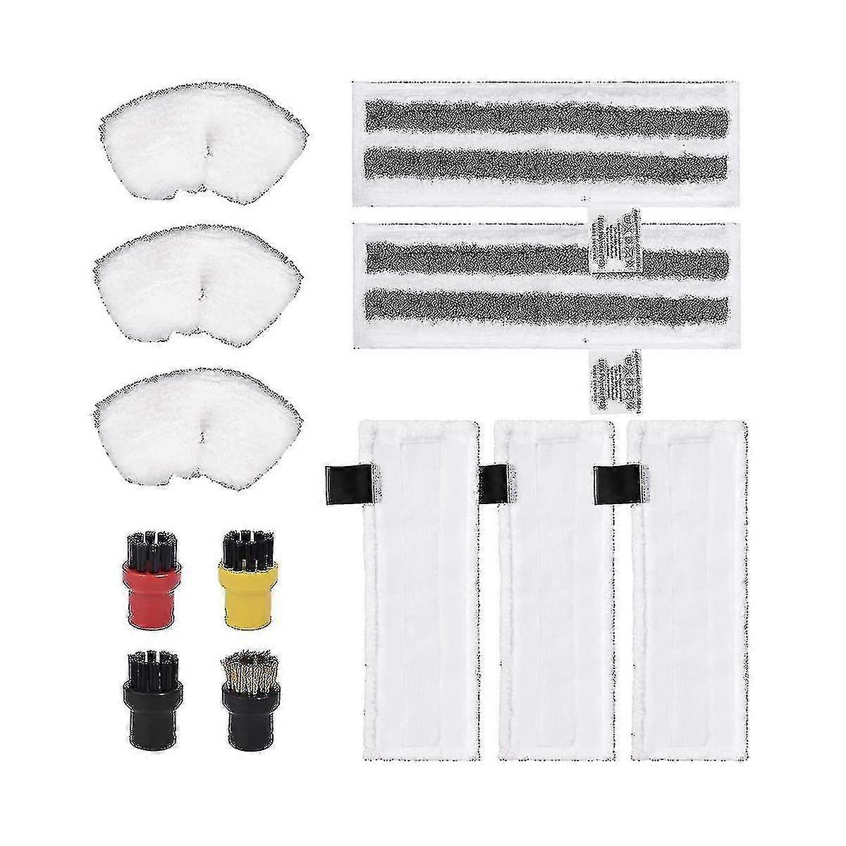 12 Piece Microfibre Cloth Set, Accessory Compatible For Cleaner Easyfix Sc2 Sc3 Sc4 Sc5