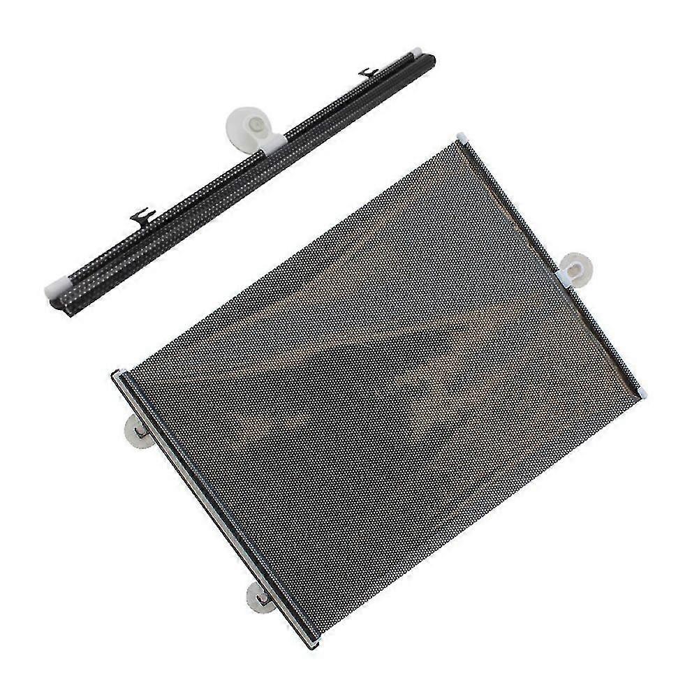 Summer Car Automatic Retractable Windshield Window Sunshade Cover Shield Curtain