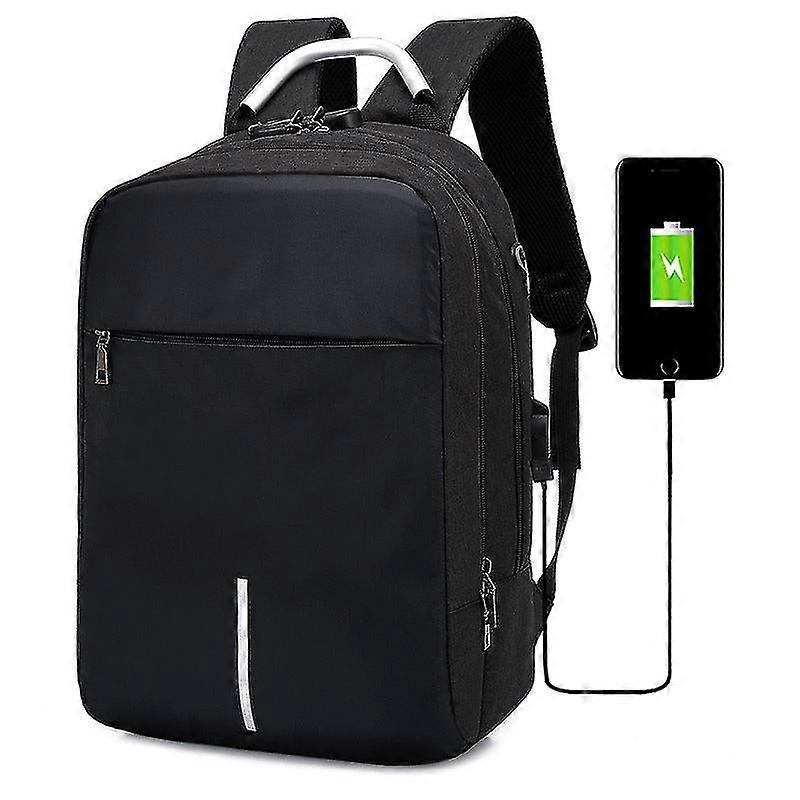 Men's Business Casual Password Lock Anti-theft Backpack