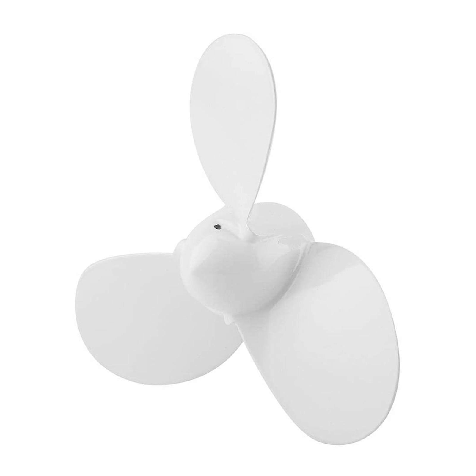 7 1/4X5-A Boat Propeller Outboard Motor Propeller 3 Blades Aluminum Alloy Propeller Replacement for Yamaha Outboard 2HP