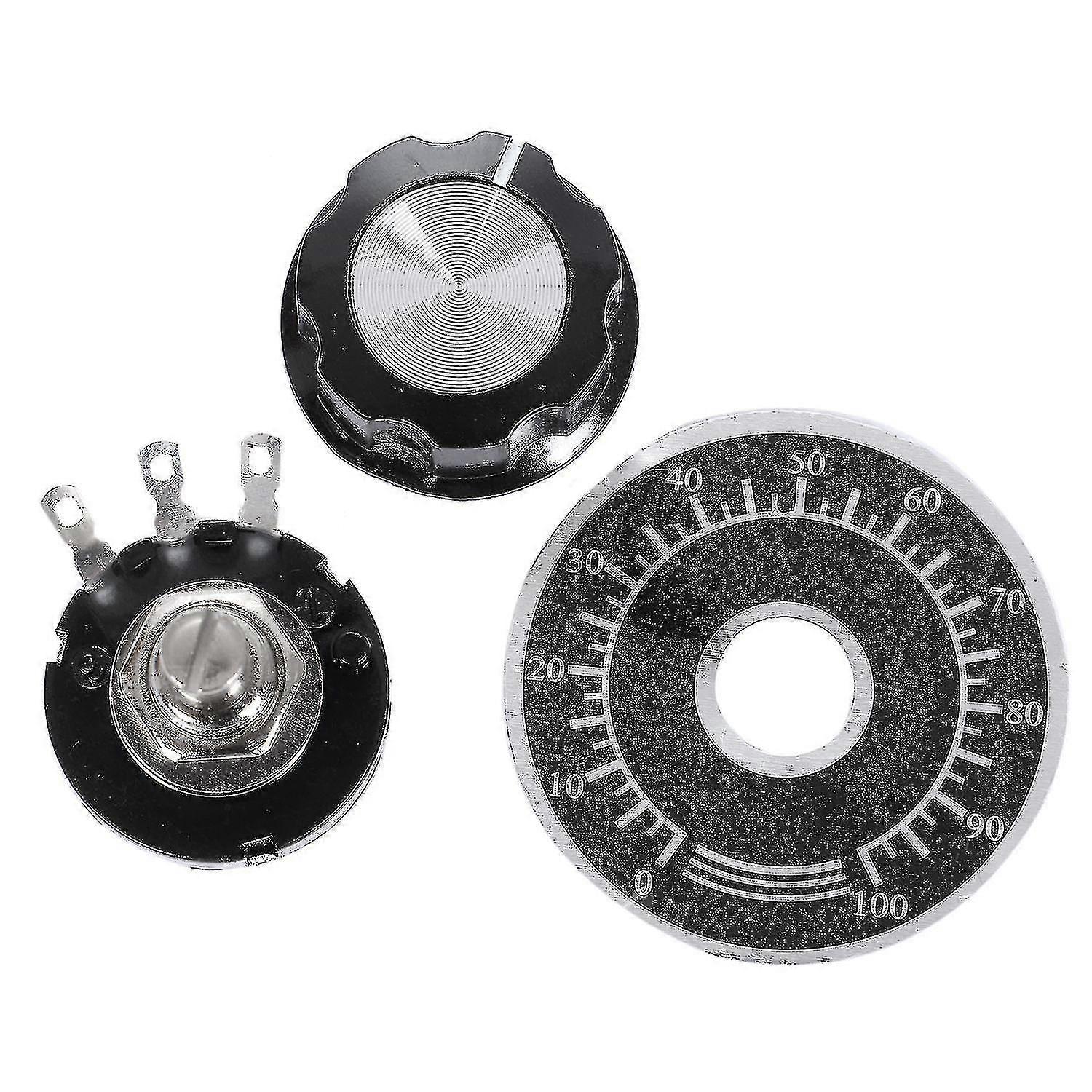 Taper Carbon Potentiometer With Diameter With Knob, Rv24yn 20s B502 5k Ohm