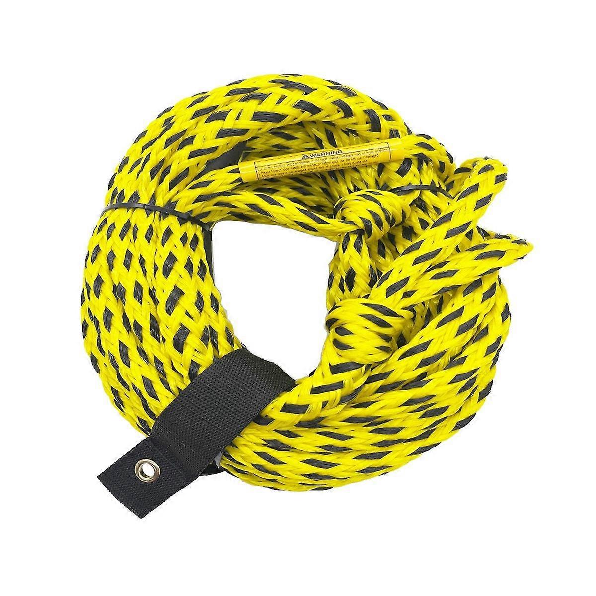Tow Rope for Tubing 1 Sections Boat Tow Rope 1-6 Person Heavy Duty 6K Tube Ropes for Tubing with St
