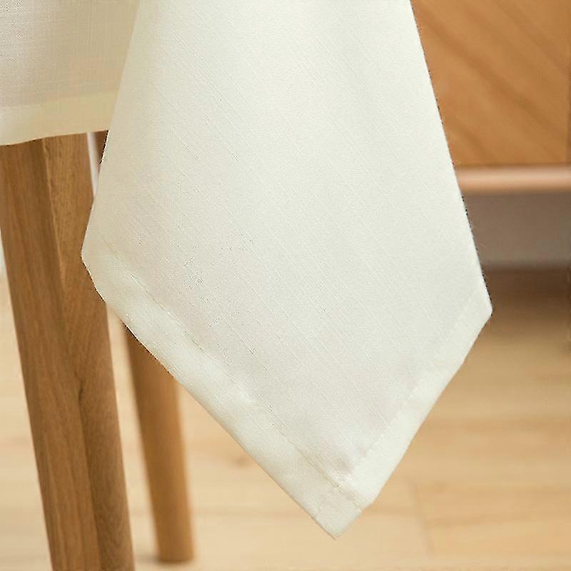 Solid Color Tablecloth Restaurant Decoration Restaurant Hotel Rectangular Table Cloth Pink Dressing Table Cloth