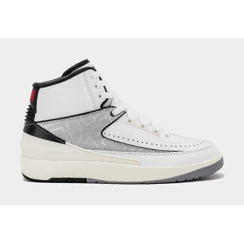 Nike Air Jordan 2 Retro White/Fire Red-Black-Sail DQ8562-102 Grade-School