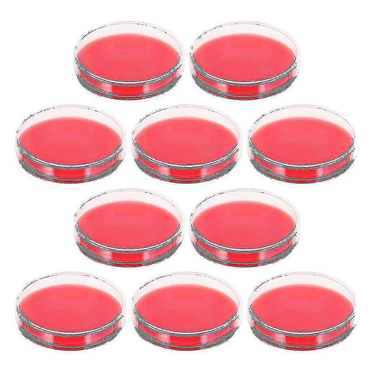 10 قطع أجار لوحات الدم أطباق أجار لمعدات المختبرات البيولوجية مشاريع العلوم المدرسية