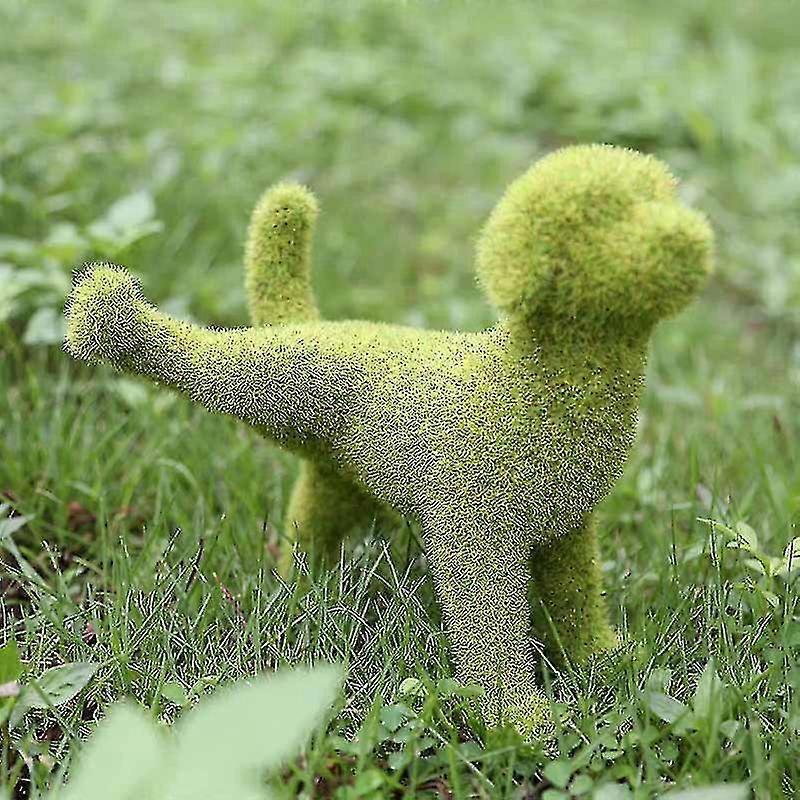 Outdoor Courtyard Grass Green Simulation Flocking Ornaments(size:b)