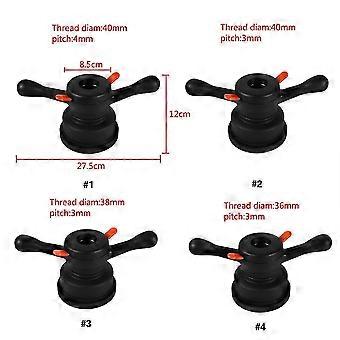 thumbnail image 2 of Tire Repair 36/38/40mm 3/4mm Quick Release Hub Wing Nut Tire Change Tool Hot (#1 Thread Diam.40Mm, Pitch 4Mm Wheel Balancer 2 of 13