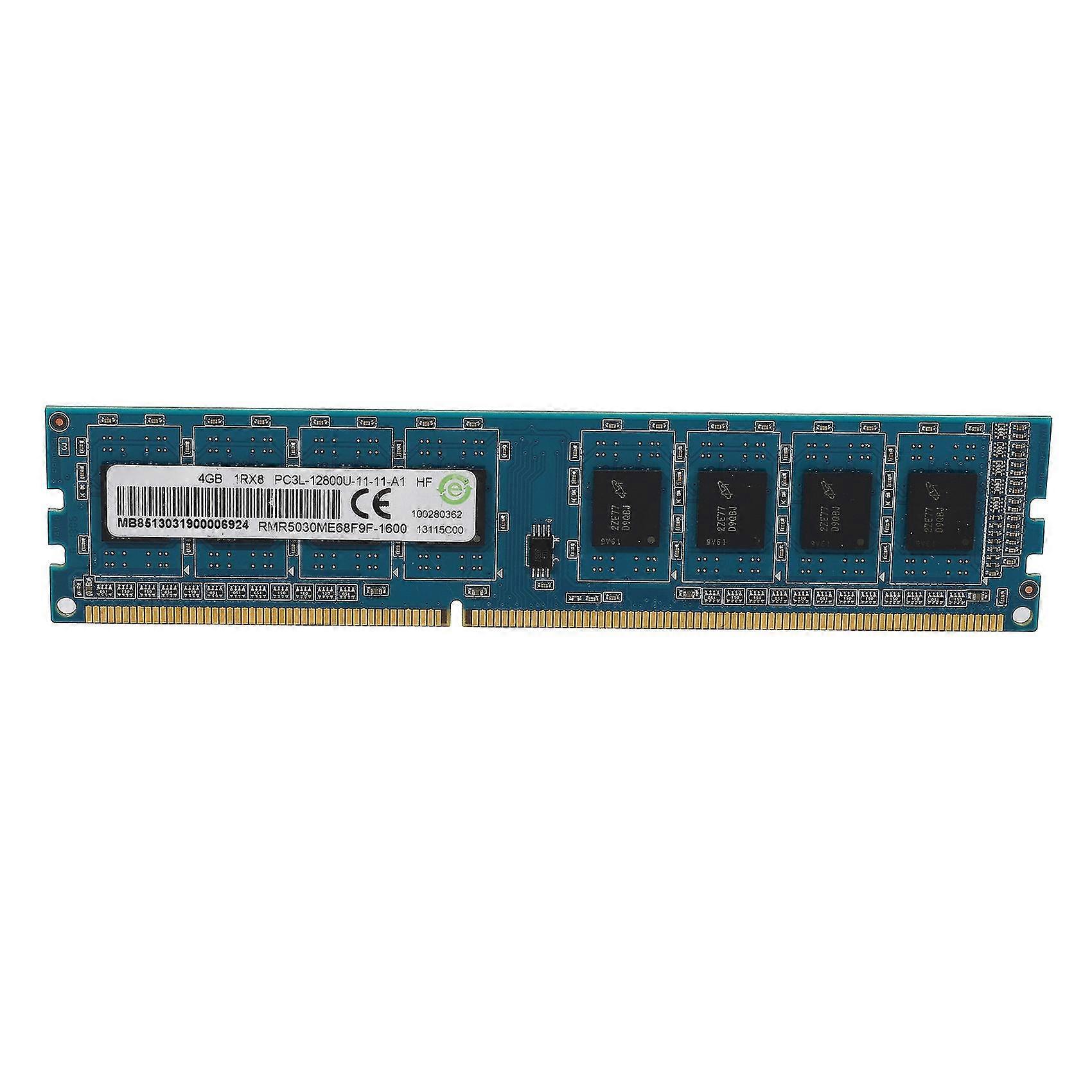 Ddr3 4gb Desktop Memory 1rx8 Pc3l-12800u 1600mhz 240pins 1.35v Cl11 Dimm Ram For Intel Amd Motherbo