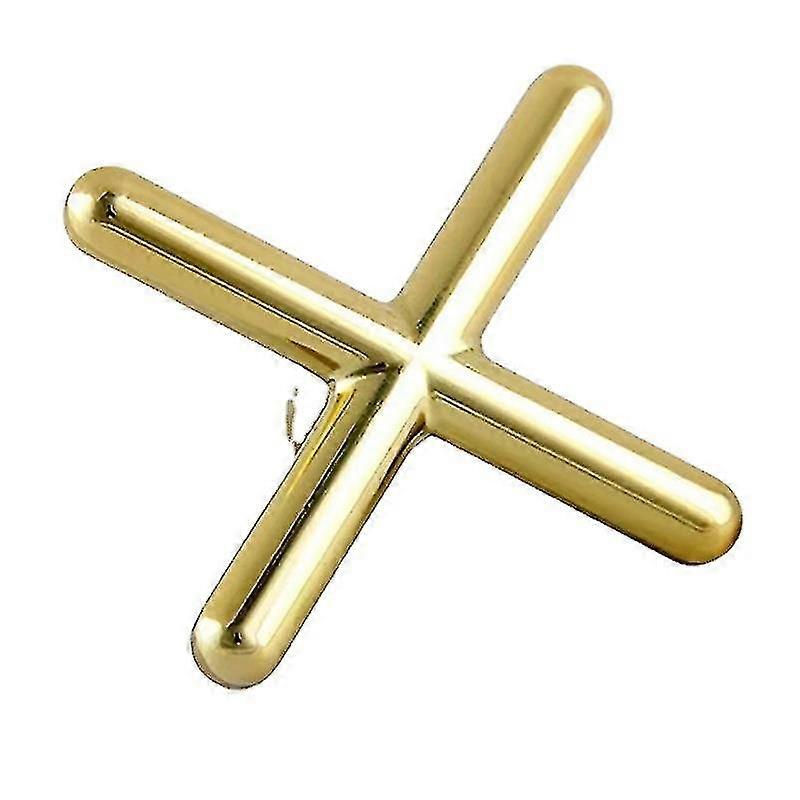 Billiard Rack Pole American Billiard Cross Copper High Fork Low Fork Butterfly Rack Nine-ball Overhead Club Head Supplies Accessories (2pcs, Gold)