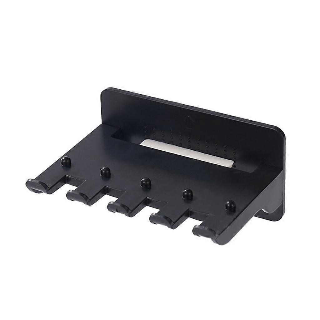 Multipurpose Toothbrush Holder Wall Mount Phone Shelf for Bathroom Storage