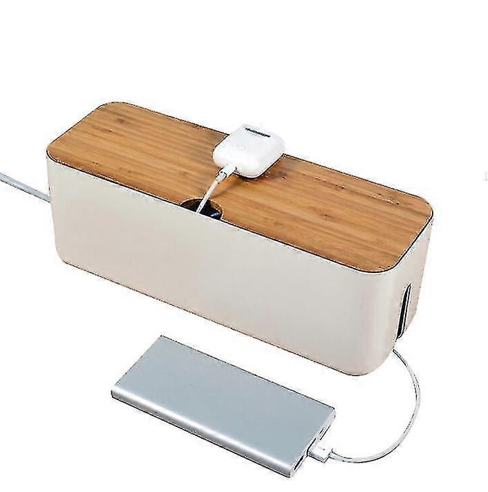 Cable Management Box Set Cable Management Box, 1 Piece, White