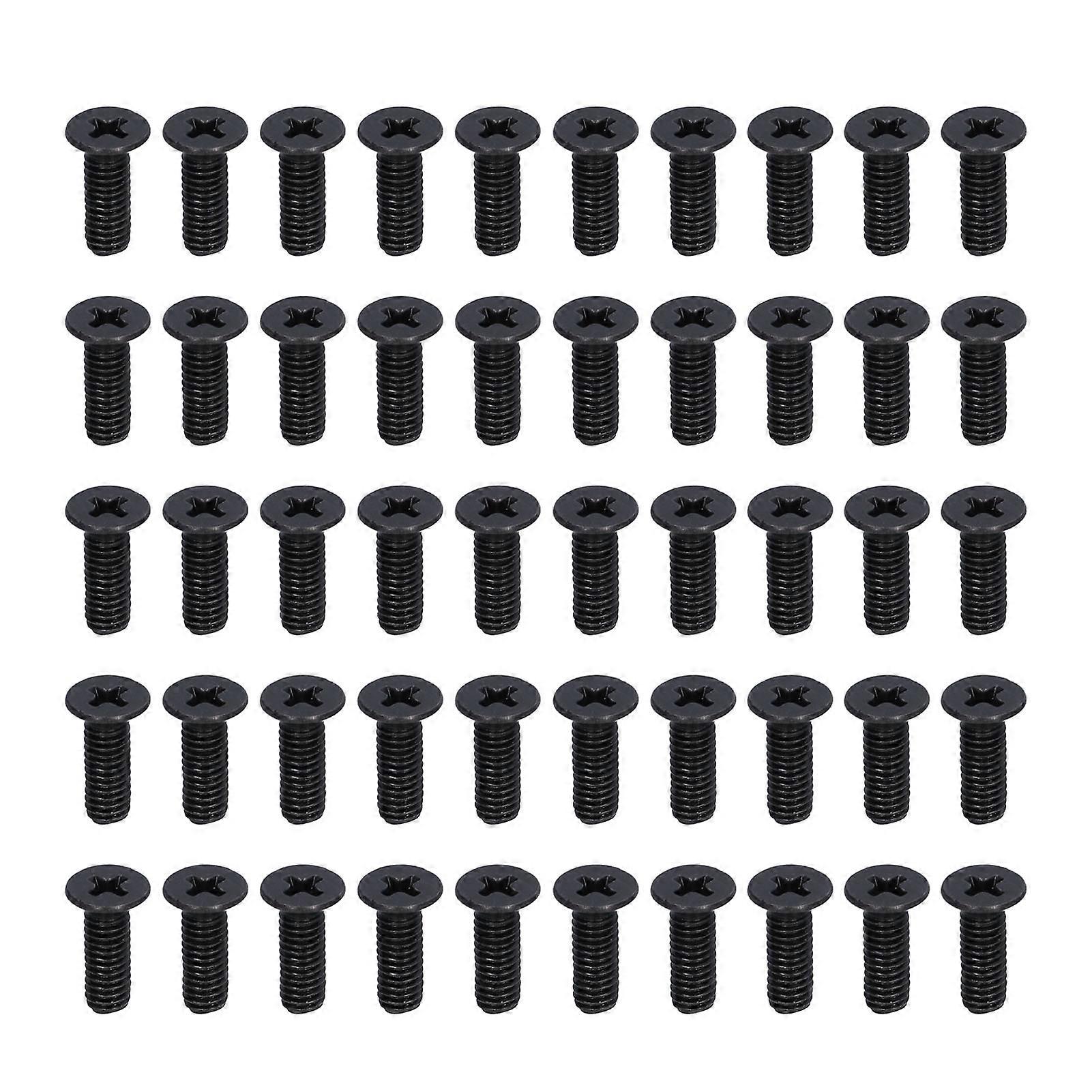 50Pcs Countersunk Screw Flat Cross M4 A2?70 Connection Part for Repair MaintenanceM4x12