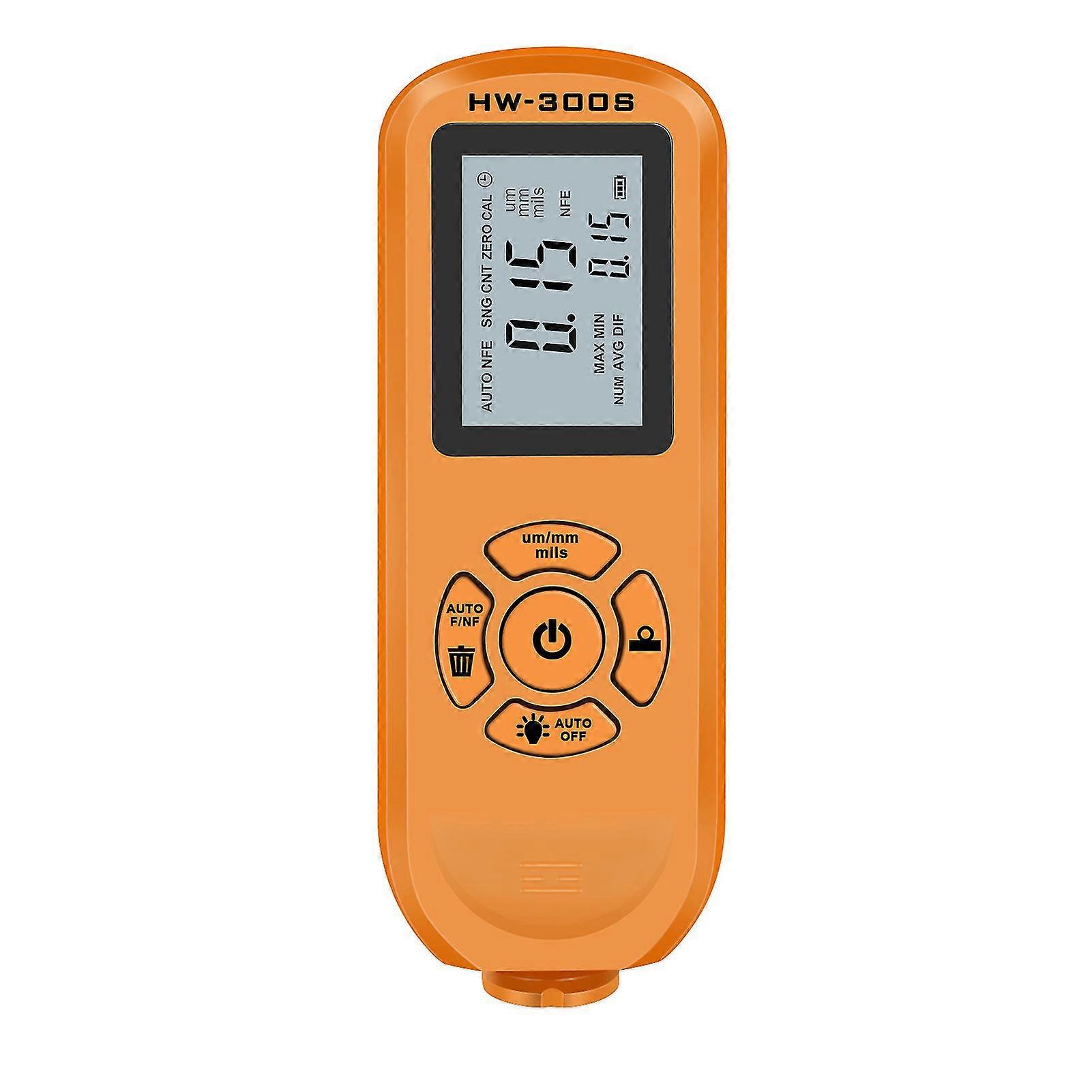 EVAGO Digital Coating Thickness Gauge Car Paint Film Thickness Tester Meter Measuring Fe/nfe
