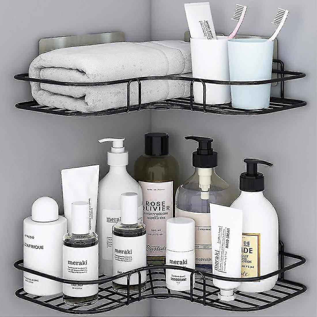 Bathroom Corner Shelves Rustproof Stainless Steel For Kitchen And Bathroom