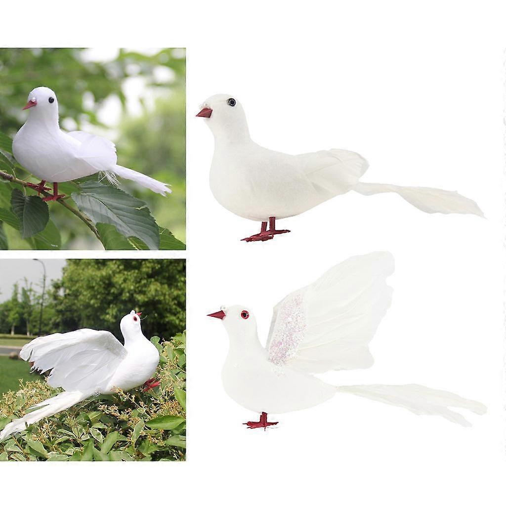 2stk Simulere Due Fred Due Kunstig Dyr Figur Have