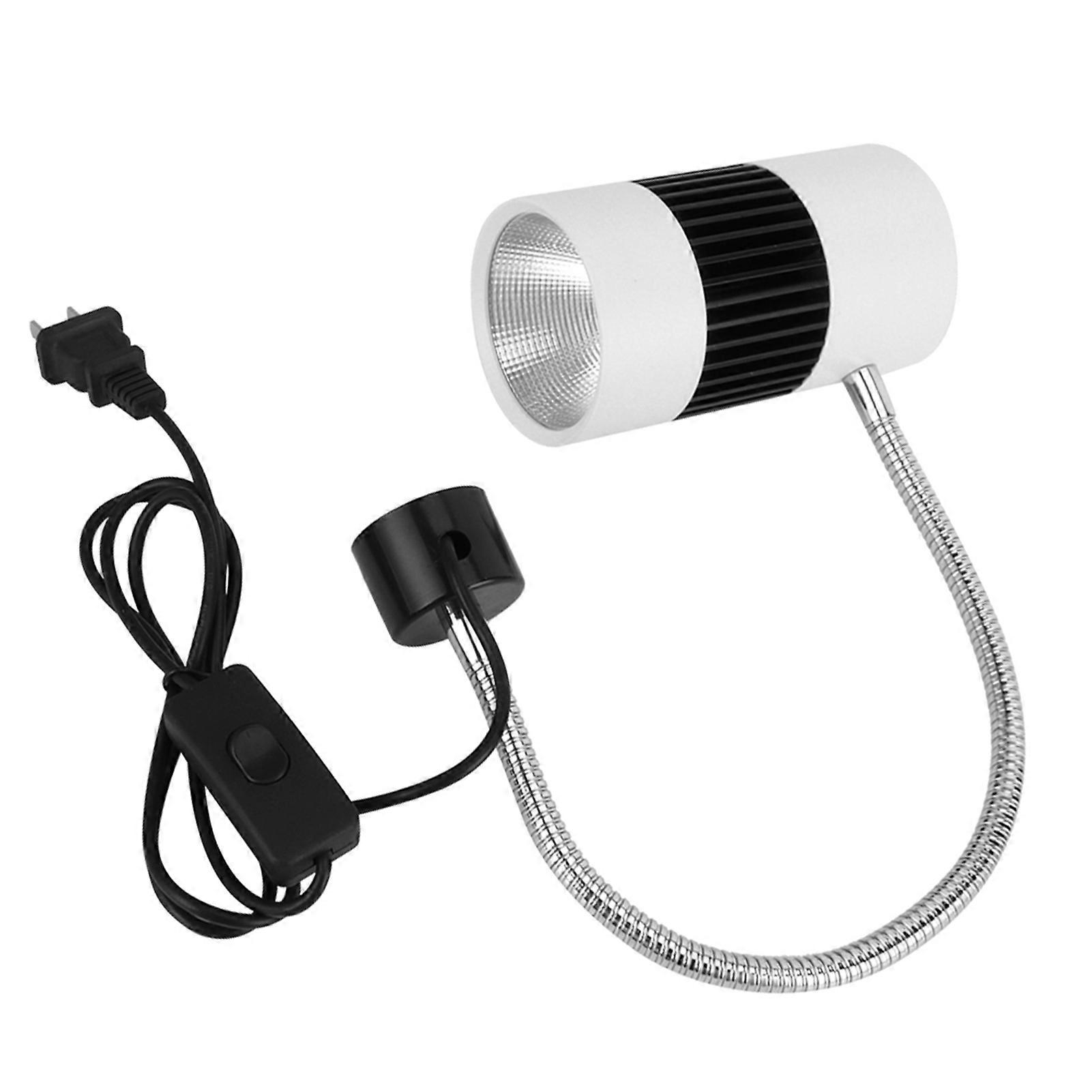 18W Magnet Base LED Gooseneck Light Lathe Machine Tool Working Light US Plug 110-220V