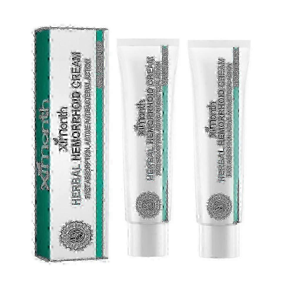 2 st hemorrojdkräm för män och kvinnor, växtbaserad behandling