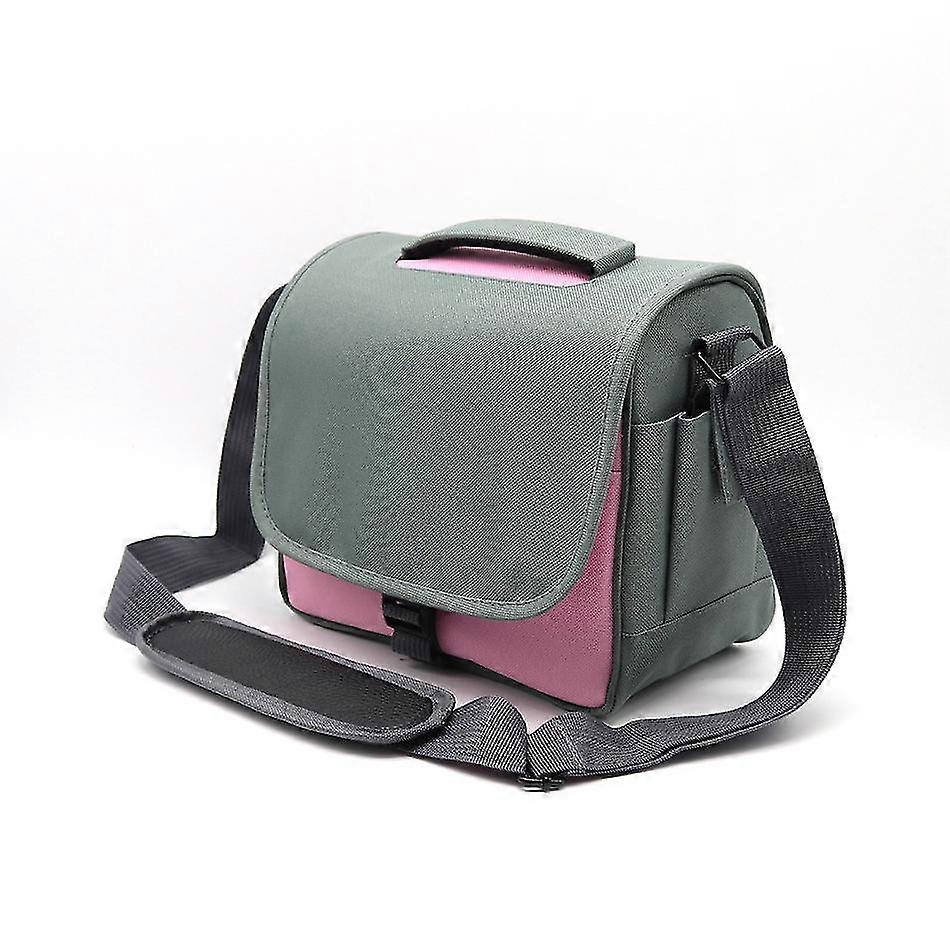 Durable Canvas Camera Bag, Slr Camera Bag Shoulder, Pink