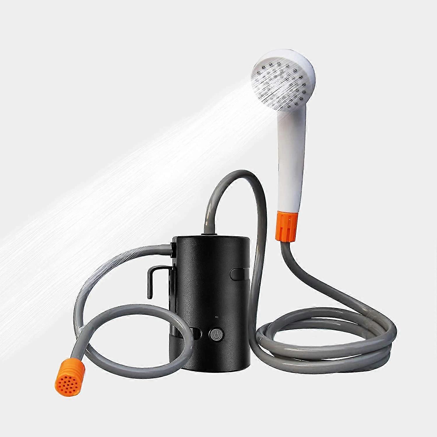 Portable Outdoor Shower, 2 Flow Mode, 4400mah Powered Shower Pump