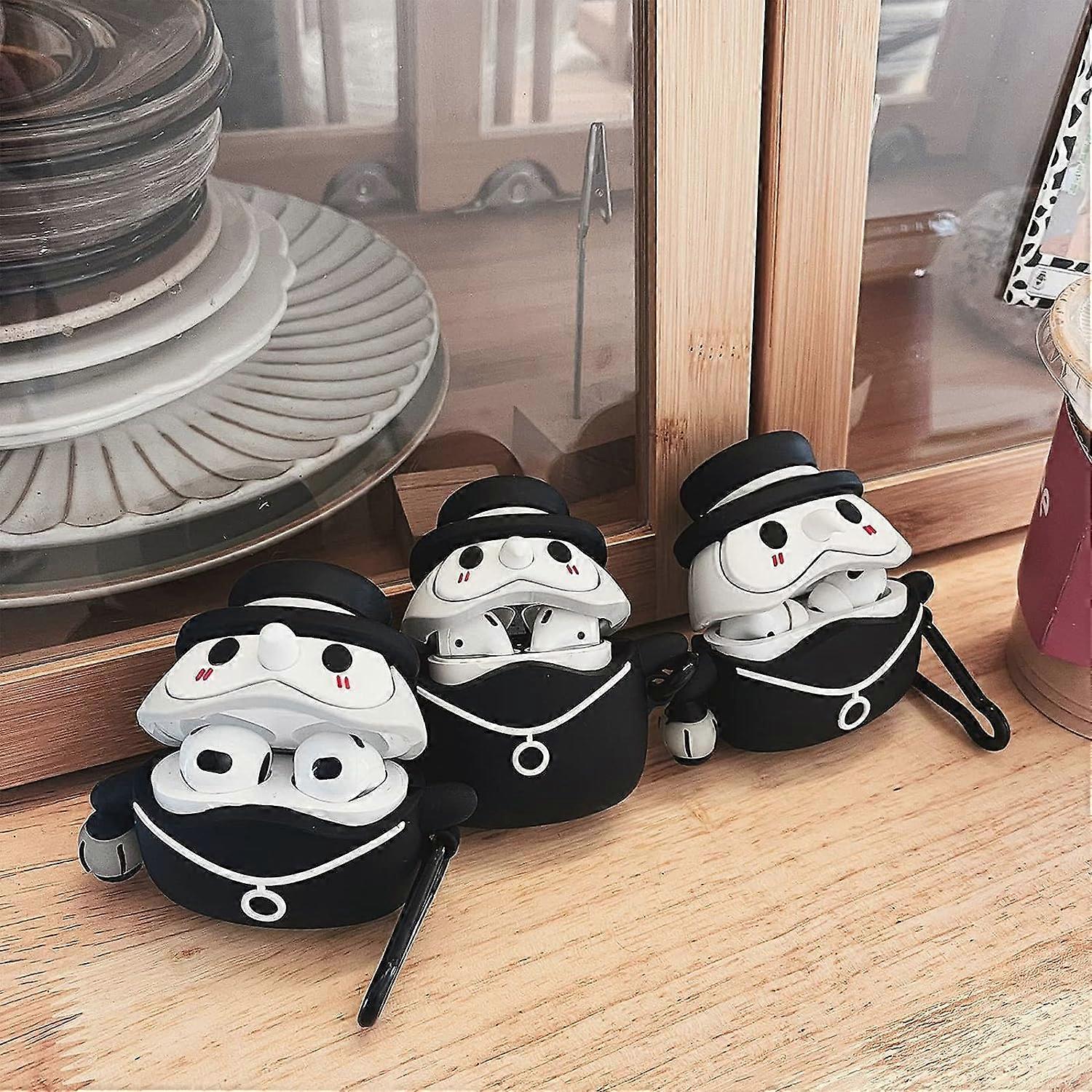 Compatible AirPod Case Cute Luminous Medieval Plague Doctor