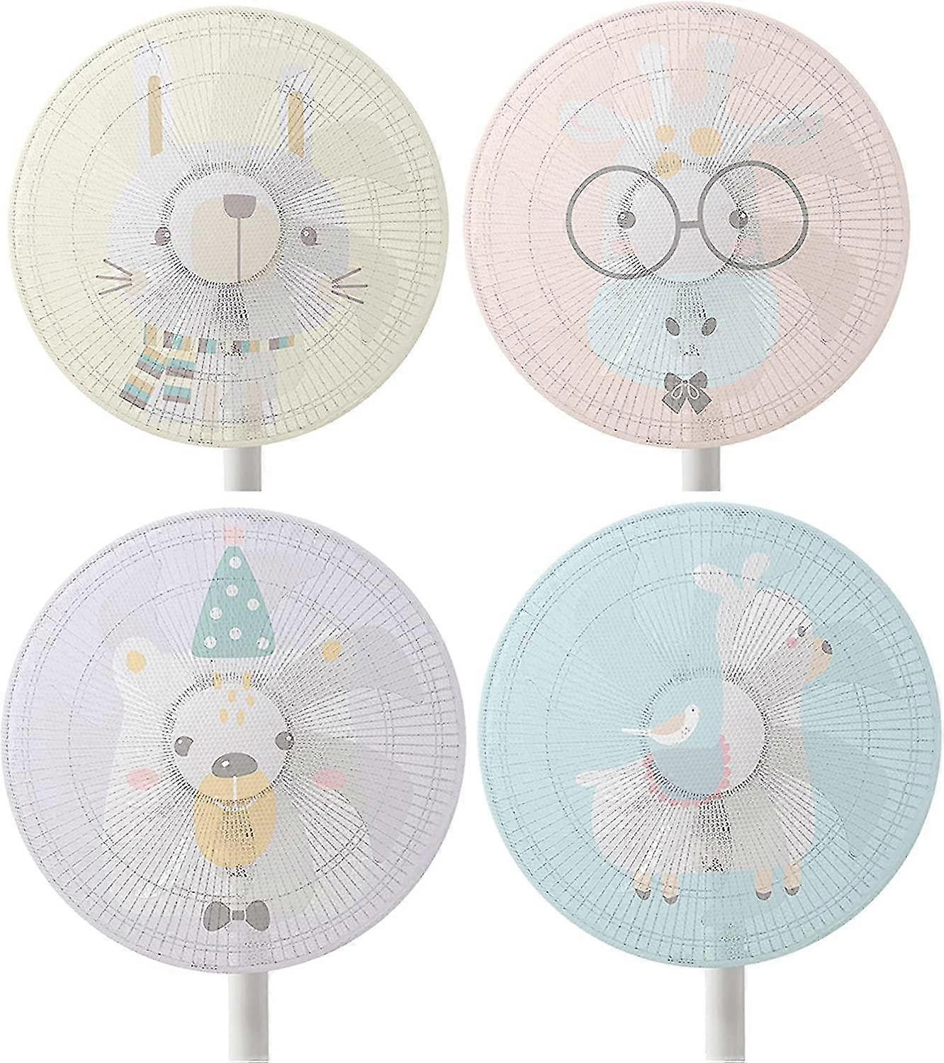 4pcs Protective Dust Cap Circle Shape Fan Cover Storage Diameter 50cm