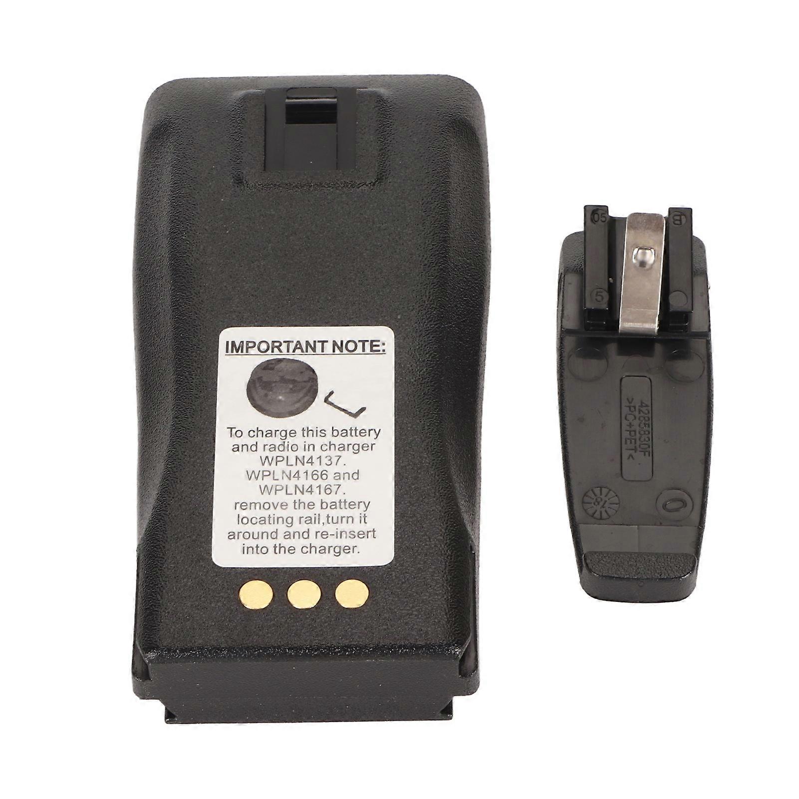 Walkie Talkie Battery Case Shell with Back Clip for Motorola DEP450 EP450 DP1400 PR400 CP140 CP040 CP200 CP180 GP3188