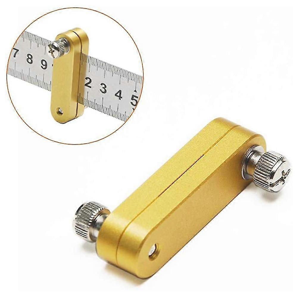 Ruler Positioning Block Woodworking Parallel Line Ruler, Marker Locator Ruler, for Fixed Block Positioning Scraper