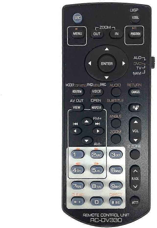 RC-DV330 Remote Control for Kenwood Car Audio