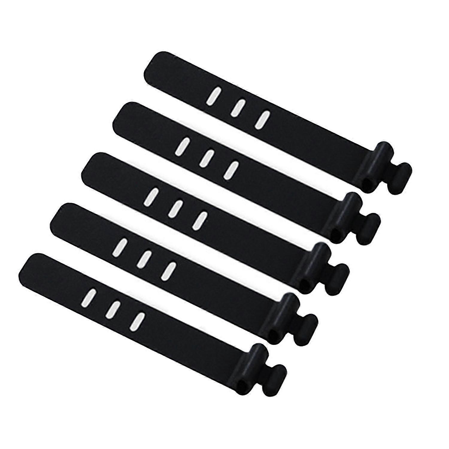 5Pcs Cable Winder Soft Universal Silicone Desktop Earphone Data Cord Binder Clip for Home-ZZY